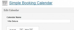 WP Simple Booking Calendar screenshot 3