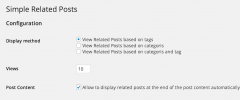 WP Simple Related Posts screenshot 2