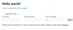 Wordpress SMS screenshot 4