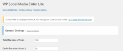 WP Social Media Slider screenshot 2