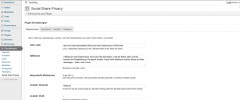 WP-Social-Share-Privacy screenshot 1