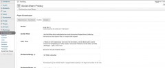 WP-Social-Share-Privacy screenshot 2
