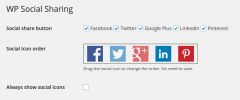 WP Social Sharing screenshot 3