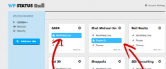 WP Status screenshot 2