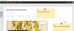 Wordpress Sticky Notes screenshot 1