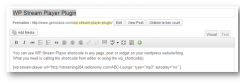 WP Stream Player screenshot 1