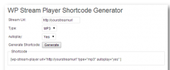 WP Stream Player screenshot 2