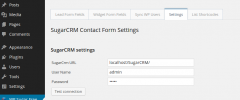 WordPress SugarCRM Integration - A CRM Sugar Wordpress Form Builder For Contacts and Lead Capture screenshot 1
