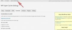 WP Super Cache - Clear all cache screenshot 1
