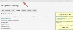 WP Super Cache - Clear all cache screenshot 2