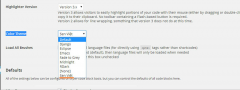 WP SyntaxHighlighter Theme Advance screenshot 1