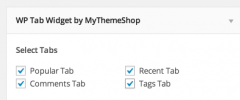 WP Tab Widget screenshot 1