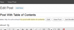 WP Table of Paginated Contents screenshot 1