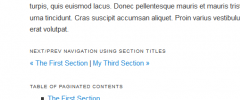 WP Table of Paginated Contents screenshot 3