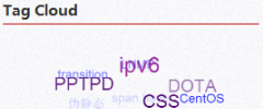 WP-TagCanvas screenshot 1