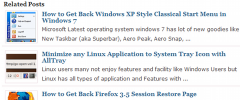 Wp-Thumbie - Related Posts with thumbnails for WordPress screenshot 2