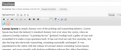 WordPress Tooltip screenshot 1