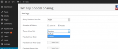 WP Top 5 Social Sharing screenshot 2