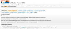 WP-TopBar screenshot 5