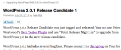 WP Tweet screenshot 1