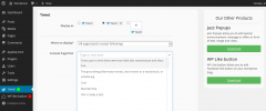 WP Tweet Plus screenshot 1