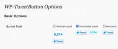 WP-TweetButton Plus screenshot 1