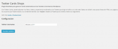 WP Twitter Cards Shop screenshot 2