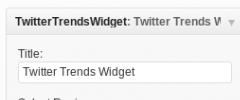 WP Twitter Trends screenshot 1