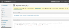 wp-Typography screenshot 1