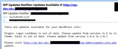 WP Updates Notifier screenshot 2