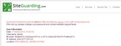 WP User Access Notification (by SiteGuarding.com) screenshot 2
