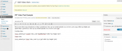 WP Video Posts screenshot 2