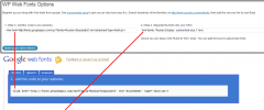 WP Web Fonts screenshot 1