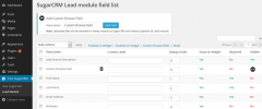 WordPress to SugarCRM Lead screenshot 3