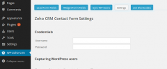 A CRM Zoho integration for Wordpress to capture Leads and Contacts screenshot 1