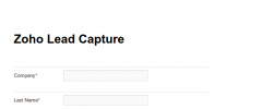 A CRM Zoho integration for Wordpress to capture Leads and Contacts screenshot 4