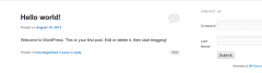 A CRM Zoho integration for Wordpress to capture Leads and Contacts screenshot 5