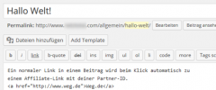 WP2Affiliate screenshot 6