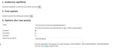 wp2flickr screenshot 1
