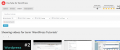 YouTube for WordPress screenshot 4