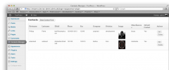 Wordpress Page Contact screenshot 1