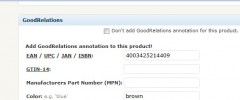 GoodRelations for WP e-Commerce screenshot 2