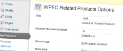 WP e-Commerce Related Products screenshot 1