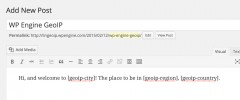 WP Engine GeoIP screenshot 1