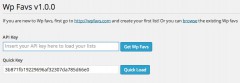 Wp Favs - Bulk plugin installation screenshot 1