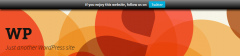 WPFront Notification Bar screenshot 1