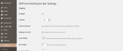 WPFront Notification Bar screenshot 3