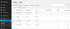 WPFront User Role Editor screenshot 1