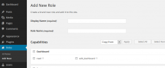 WPFront User Role Editor screenshot 2
