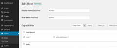 WPFront User Role Editor screenshot 3